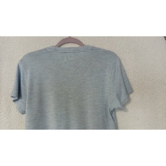 Ugg Women's Short Sleeve Robins Egg Blue TShirt Top Size Small Tee Multi Color - Picture 14 of 14